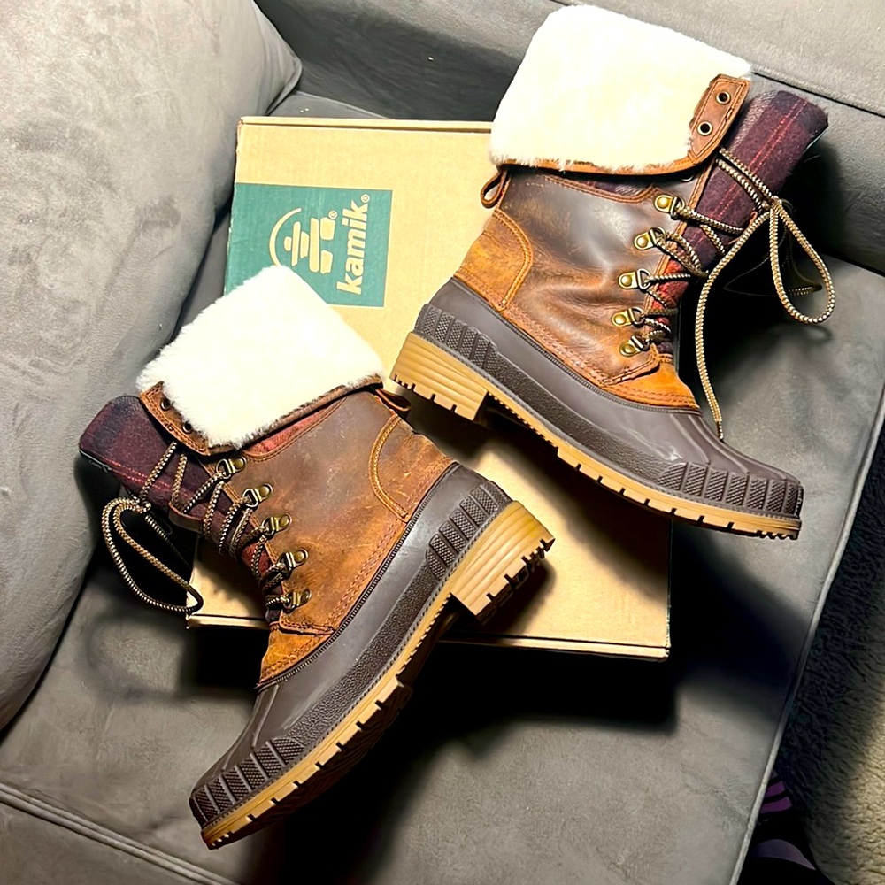 Sienna F2 Dark Brown Winter Boots Size 10